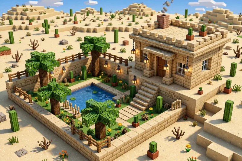 sandstone_desert_house sandstone desert house