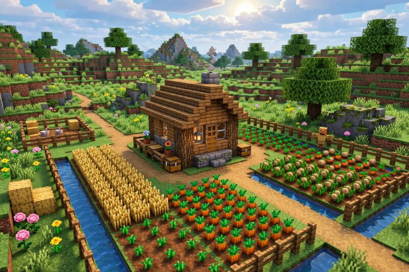 stardew minecraft farmstead