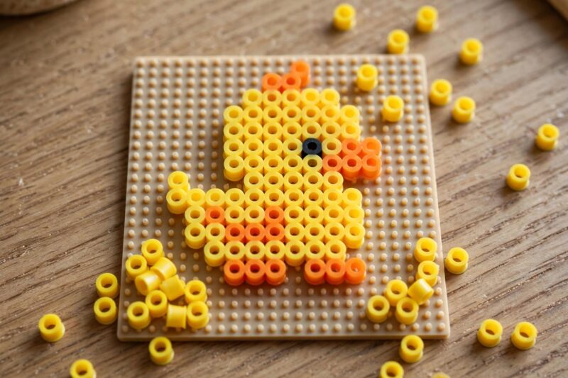baby_duck_perler_beads baby duck perler beads