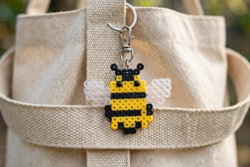 bumblebee_keychain_canvas_strap bumblebee keychain canvas strap