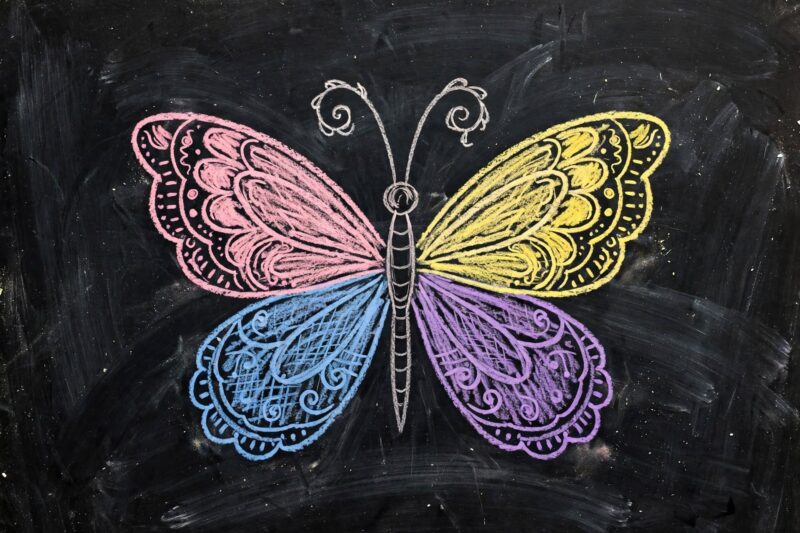 chalkboard_butterfly_drawing