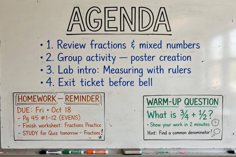 classroom_whiteboard_agenda classroom whiteboard agenda