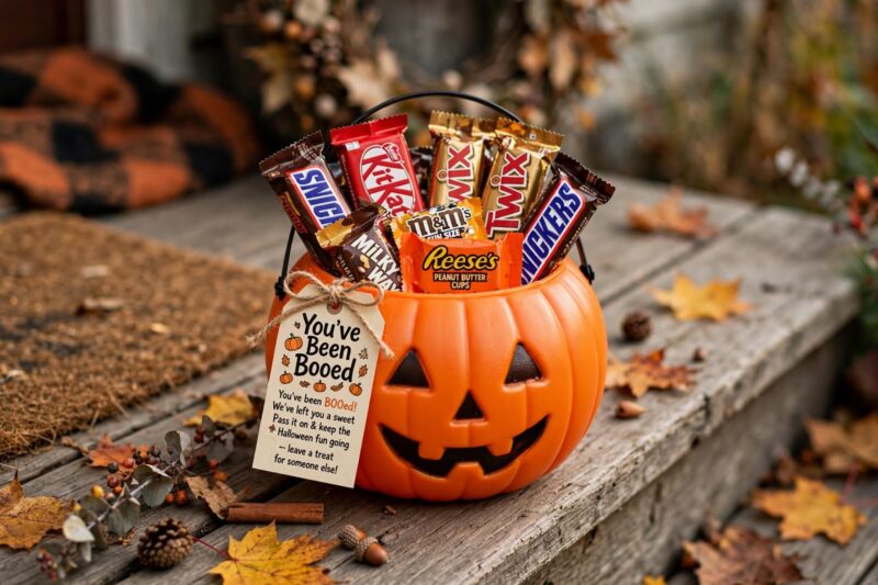 cozy boo basket