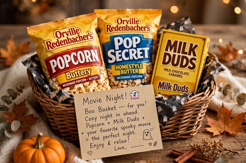 13 Best Cheap Boo Basket Ideas cozy_boo_basket_1