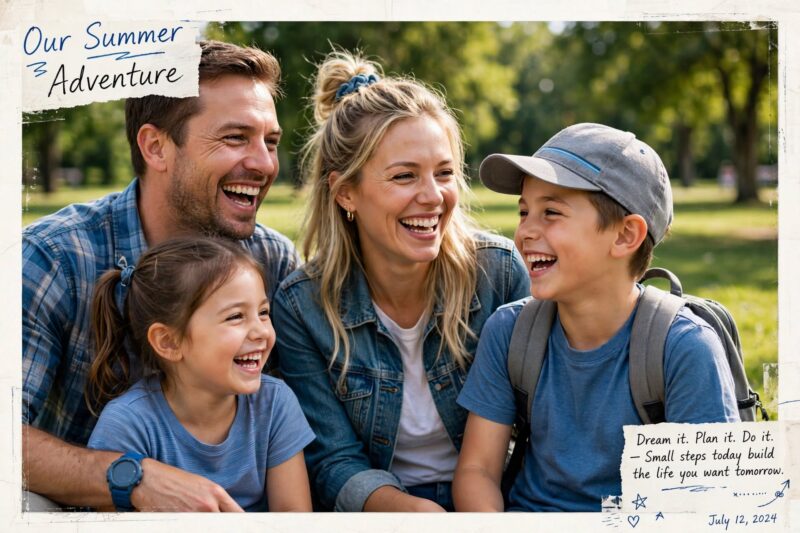 family scrapbook summer