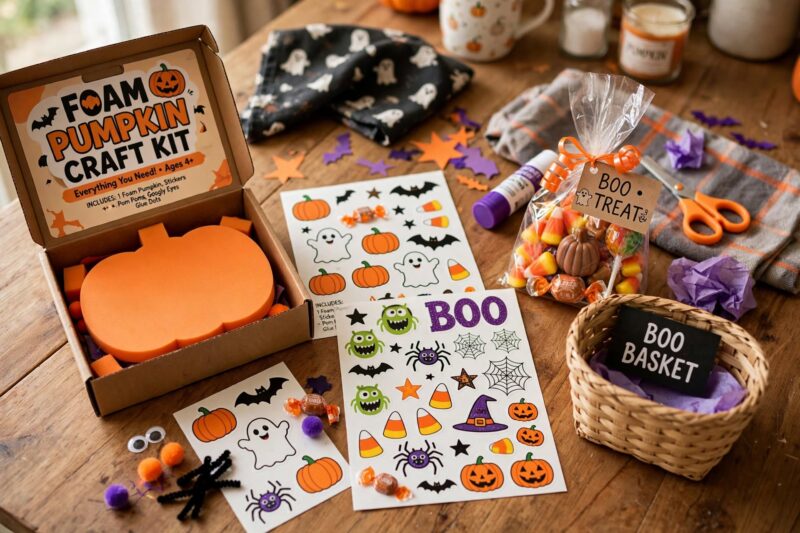 foam pumpkin craft kit