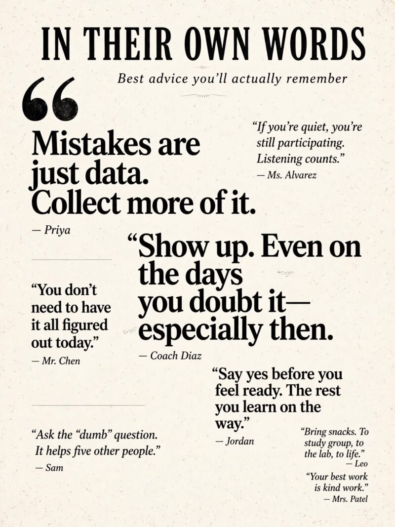 in_their_own_words_yearbook_page in their own words yearbook page