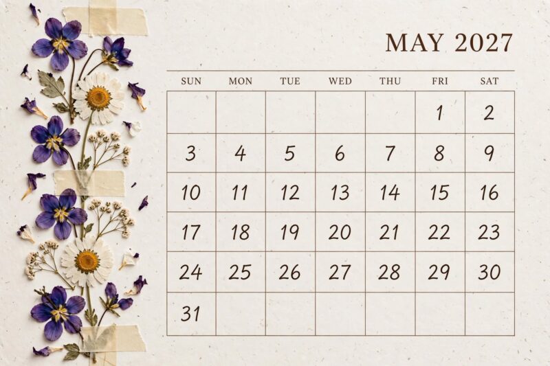 may_2027_herbarium_calendar may 2027 herbarium calendar