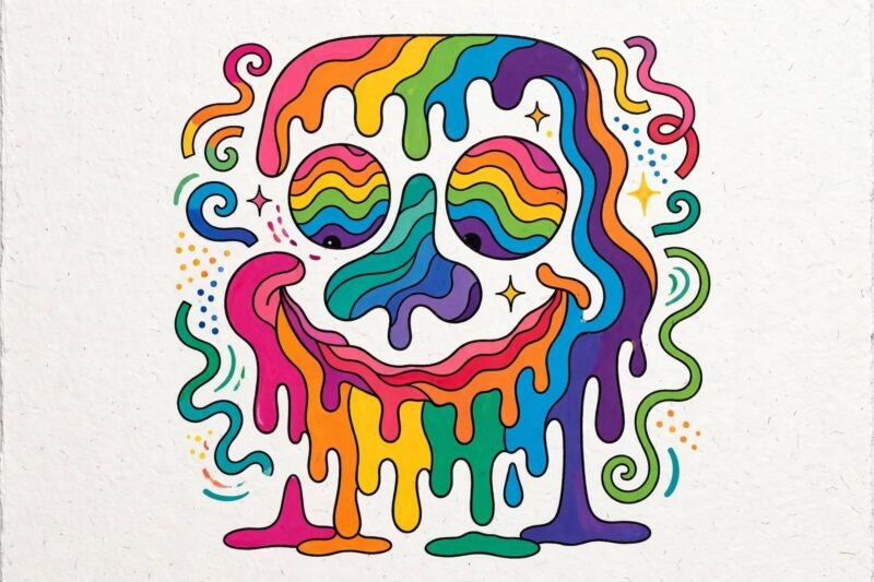 melting_face_rainbow melting face rainbow