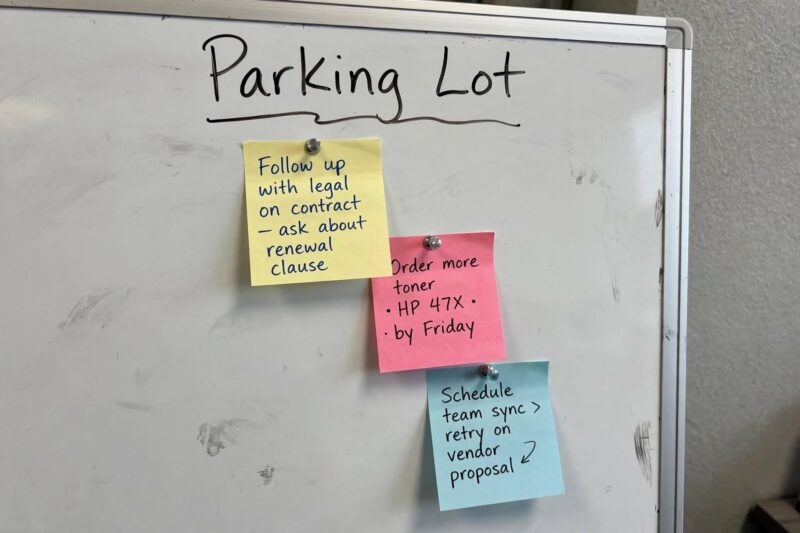 office_whiteboard_parking_lot office whiteboard parking lot