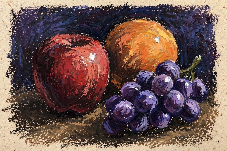 14 Easy Oil Pastel Art Ideas to try 12 oil pastel still life