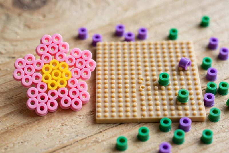 perler_bead_flower_craft perler bead flower craft