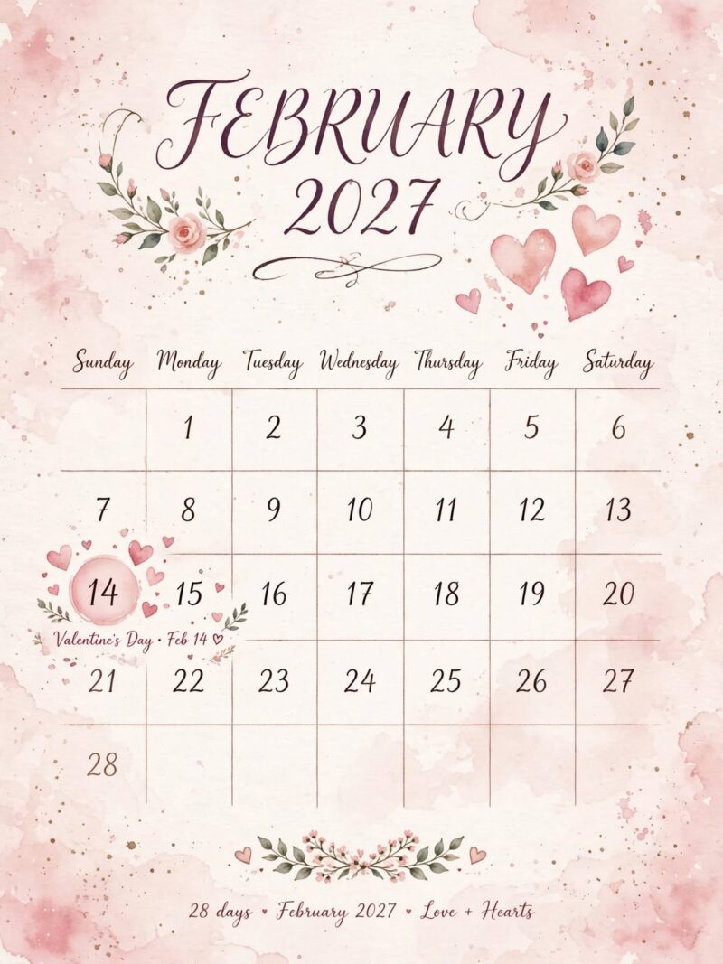 romantic_february_calendar romantic february calendar