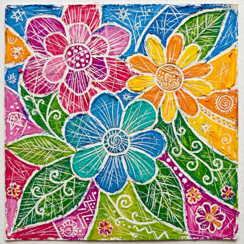 sgraffito_floral_stained_glass sgraffito floral stained glass