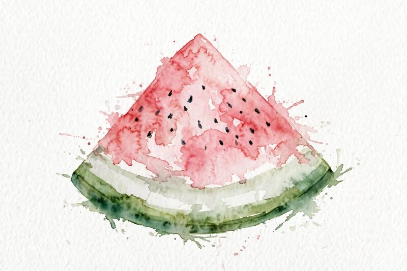 watercolor_watermelon_slice