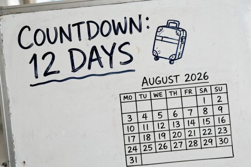 whiteboard countdown calendar