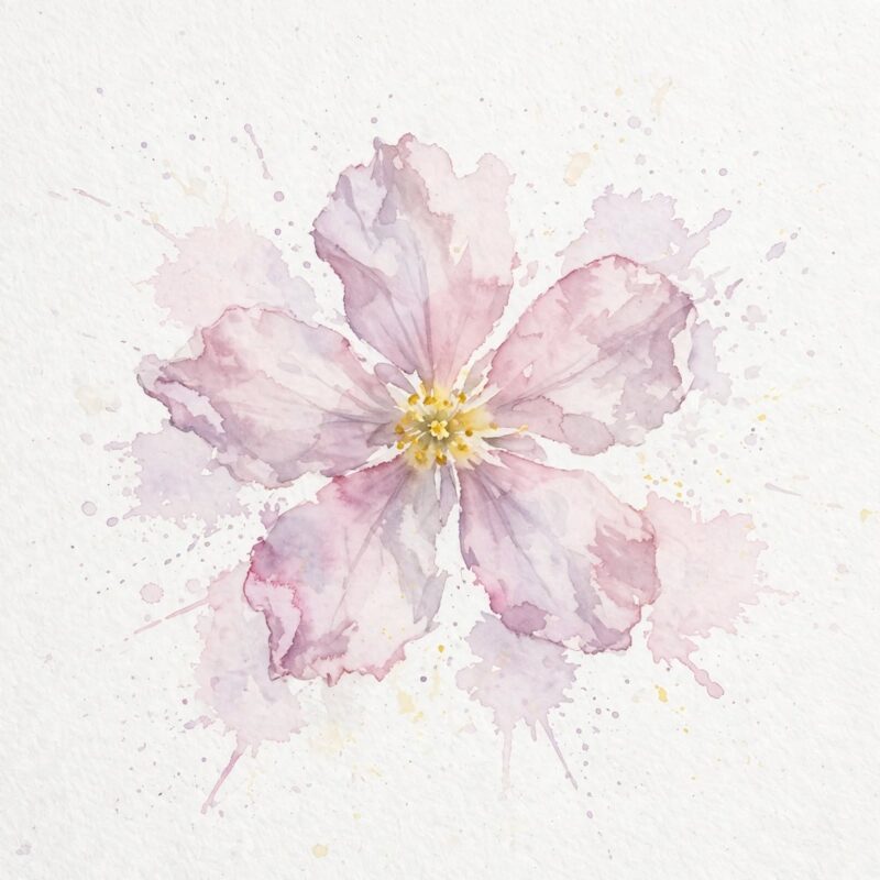 wildflower watercolor